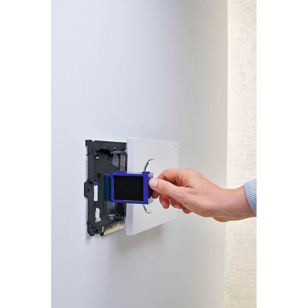 Sistema Duofresh Geberit con igienizzante per cassetta sigma 8 Cromato/lucido