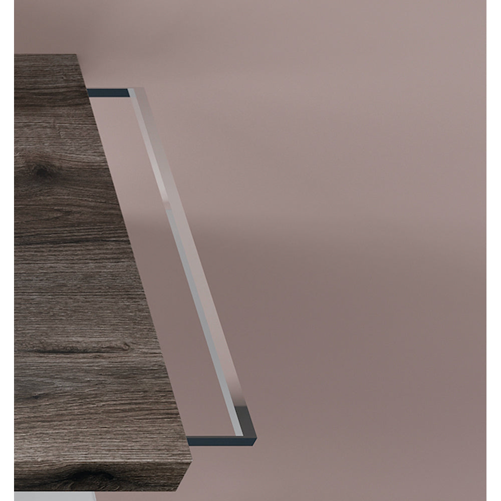 Porta asciugamani Linea in metallo cromato cm 40 — Savini Due