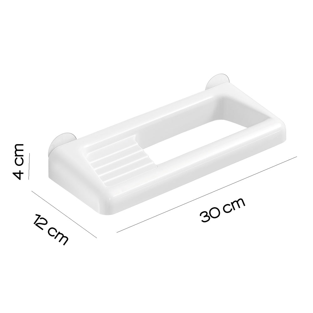 Portasapone + portasalviette GEDY junior serie 8000" bianco - 30 cm