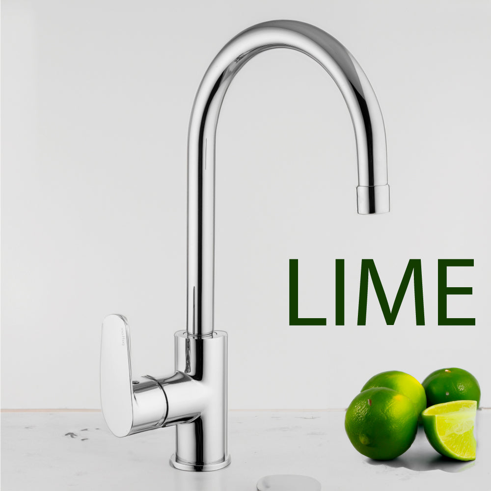 Miscelatore lavello Lime canna orientabile cromo — Paffoni