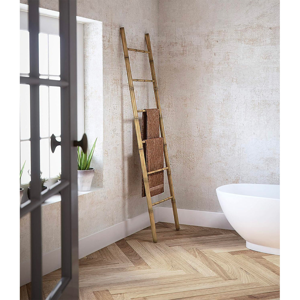 Scala portasalviette in bambu panda naturale — GEDY
