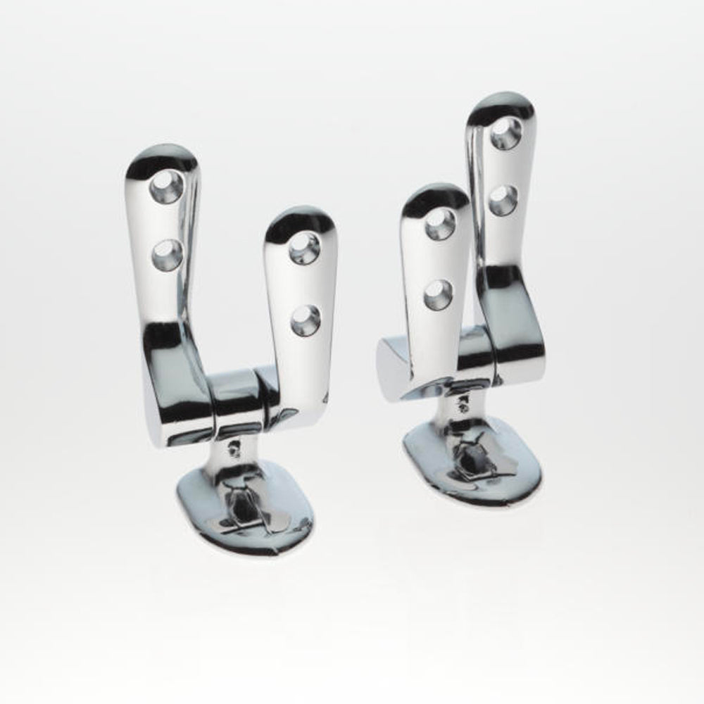 Coppia di cerniere per sedile WC Misura - Globo Mod.H9 INOX