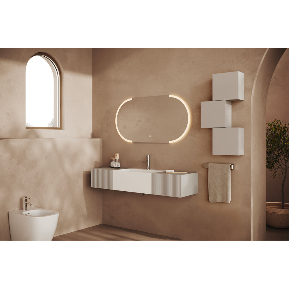 Lavabo serie roma bianco opaco — Savini Due