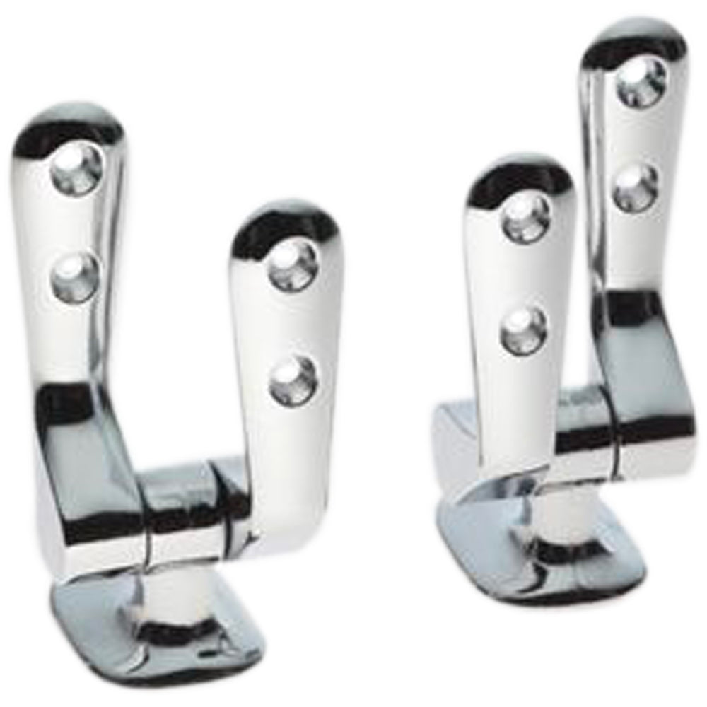 Coppia di cerniere per sedile WC Misura - Globo Mod.H9 INOX