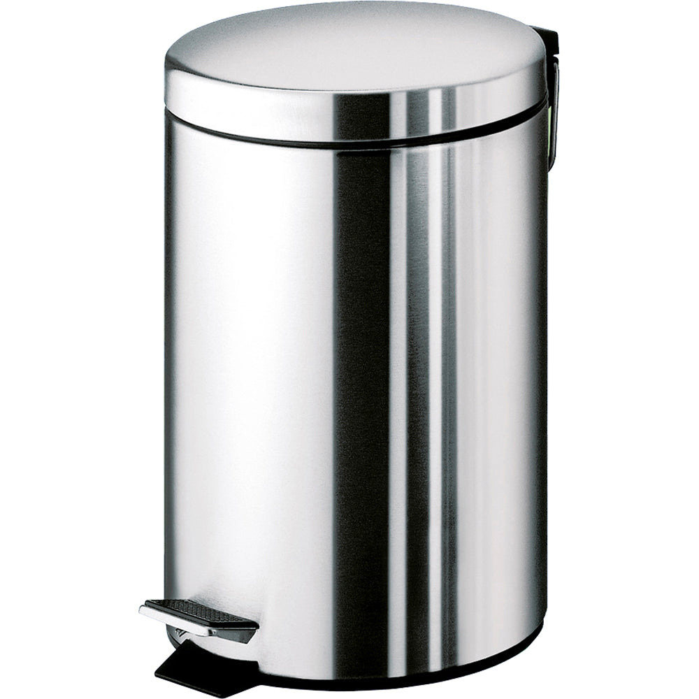Cestino portarifiuti argentato 12 lt. — Cardinale Professional