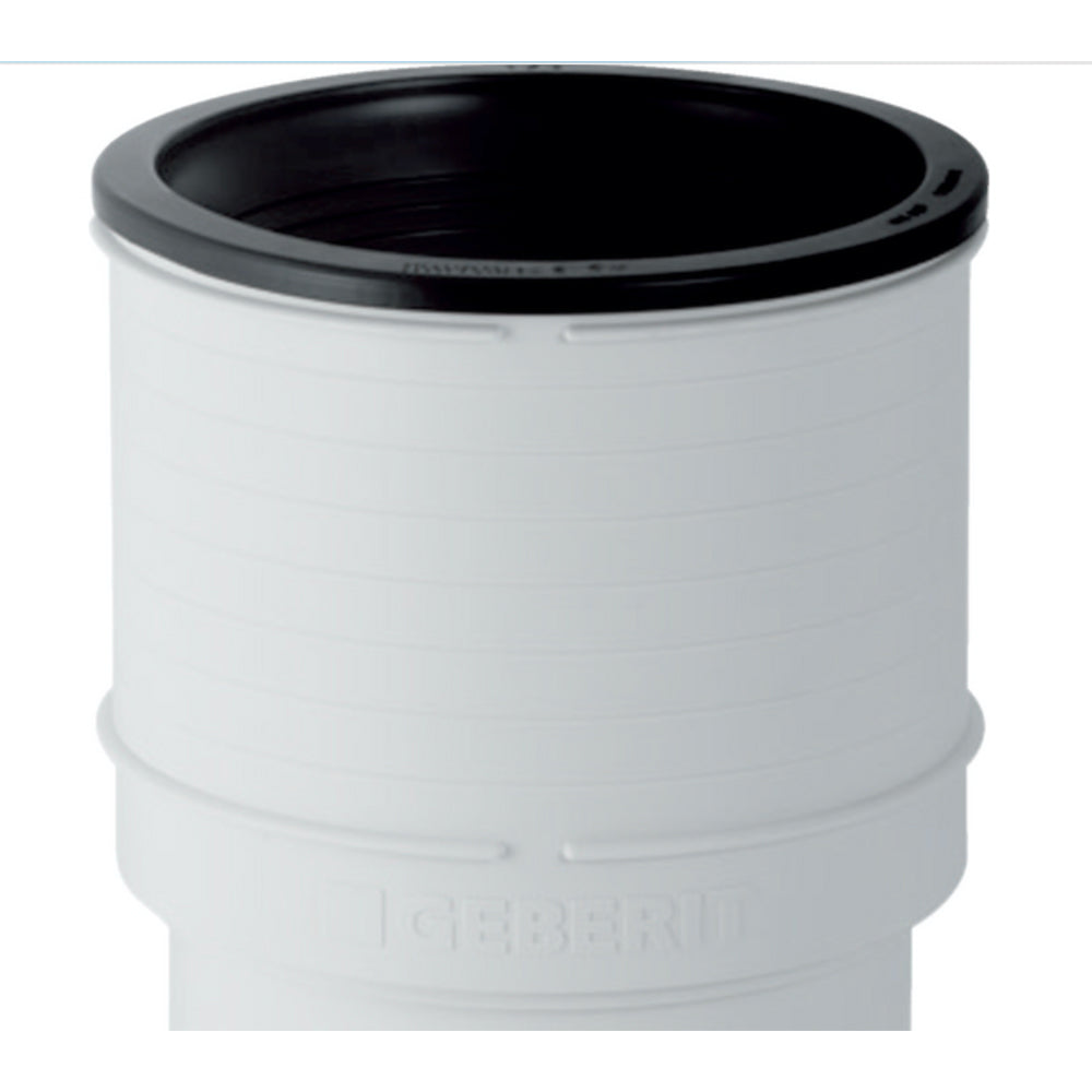 Raccordo diritto per scarico WC silent-pp bianco - Ø110 mm — Geberit