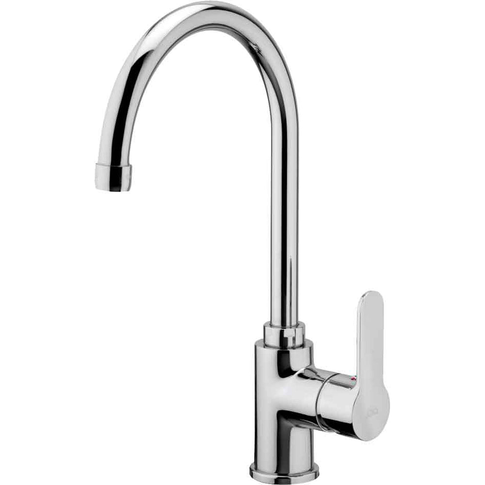 Miscelatore lavello a canna girevole Blu Ø20 mm + flex INOX — Paffoni
