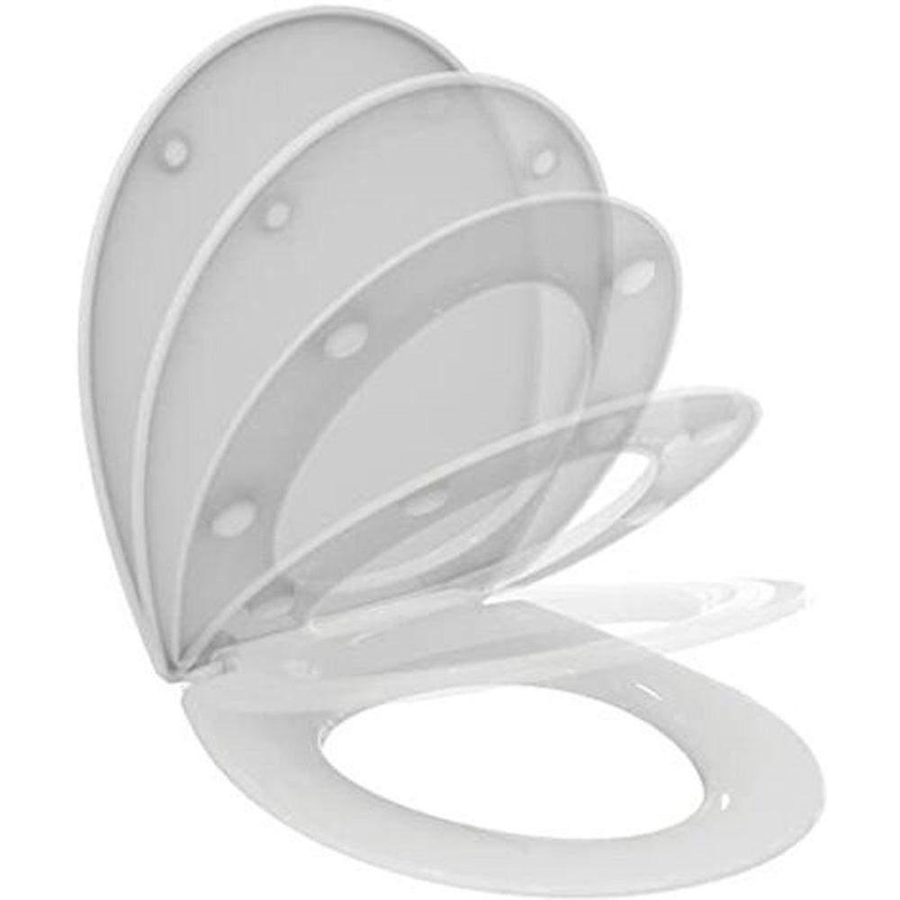 Sedile termoindurente universale soft close bianco — SEBA