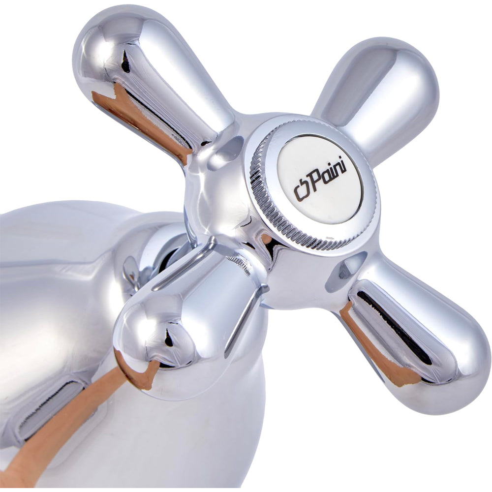 Monoblocco bidet Liberty cromo + piletta 1"1/4 — Paini