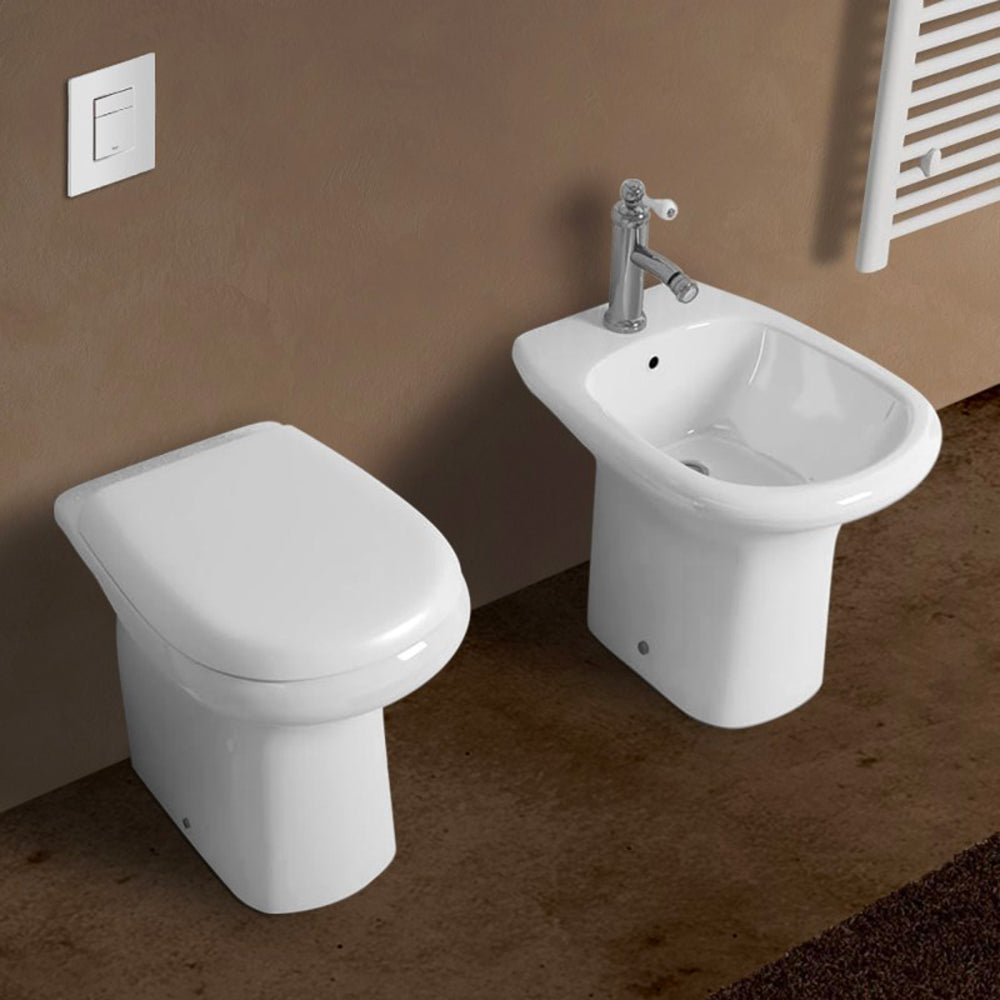 Sedile termoindurente orient bianco - chiusura rallentata — SEBA