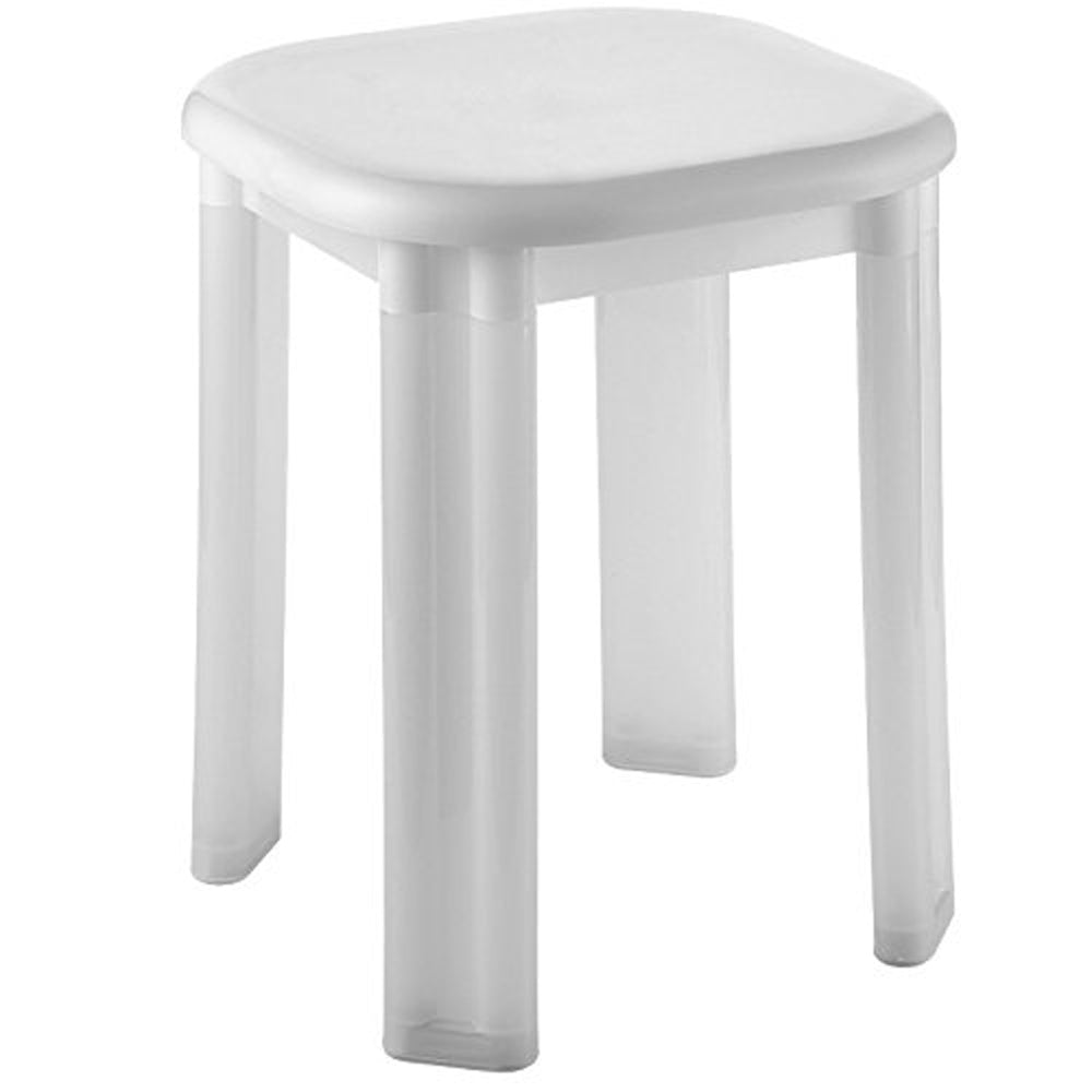 Sgabello da bagno Eos bianco — Saniplast