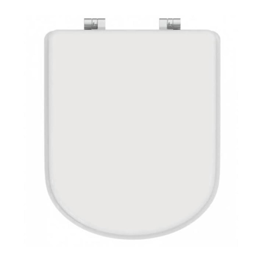Sedile MDF poliesterato calla bianco - chiusura normale — SEBA