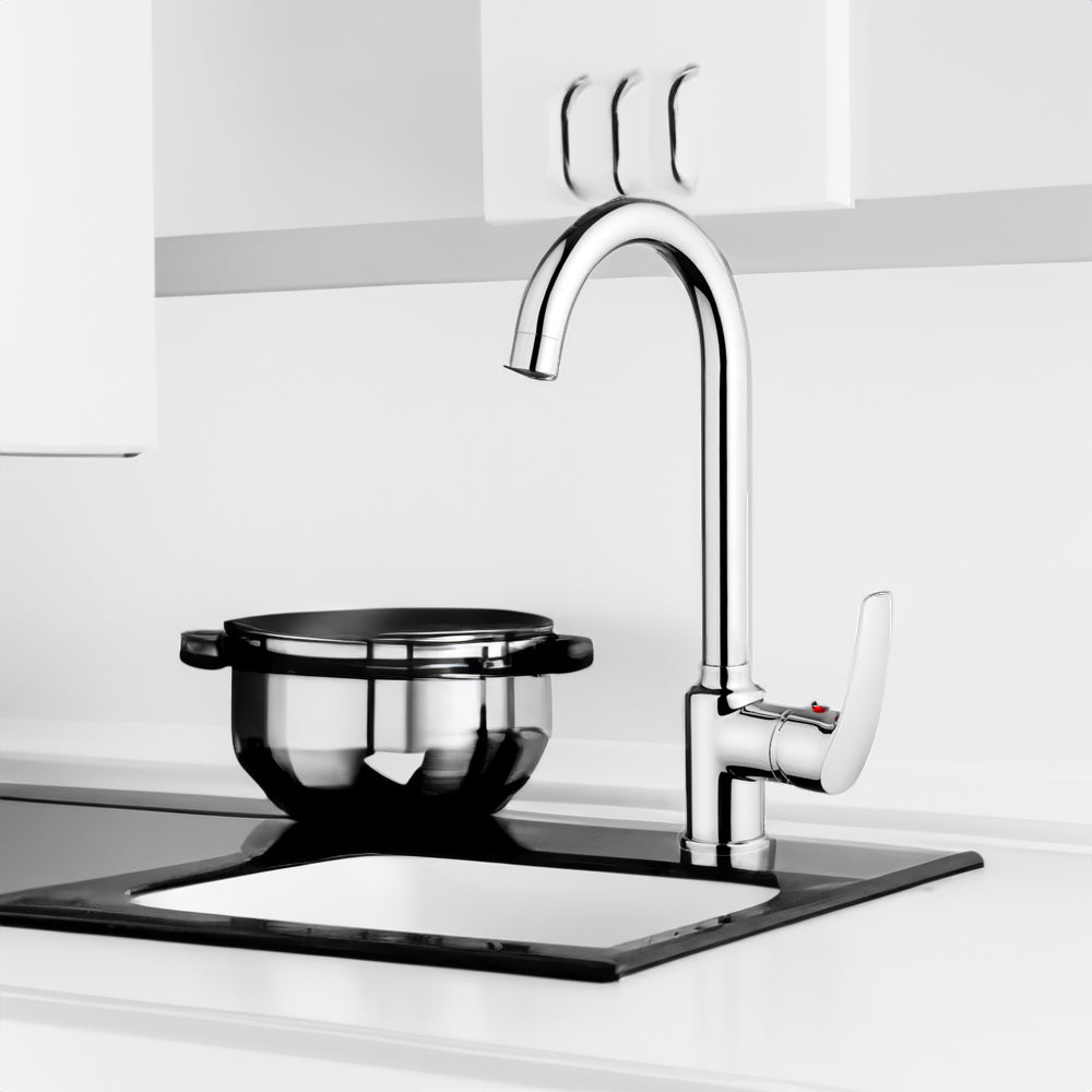 Miscelatore lavello a bocca alta new BERRY" cromo — Paini