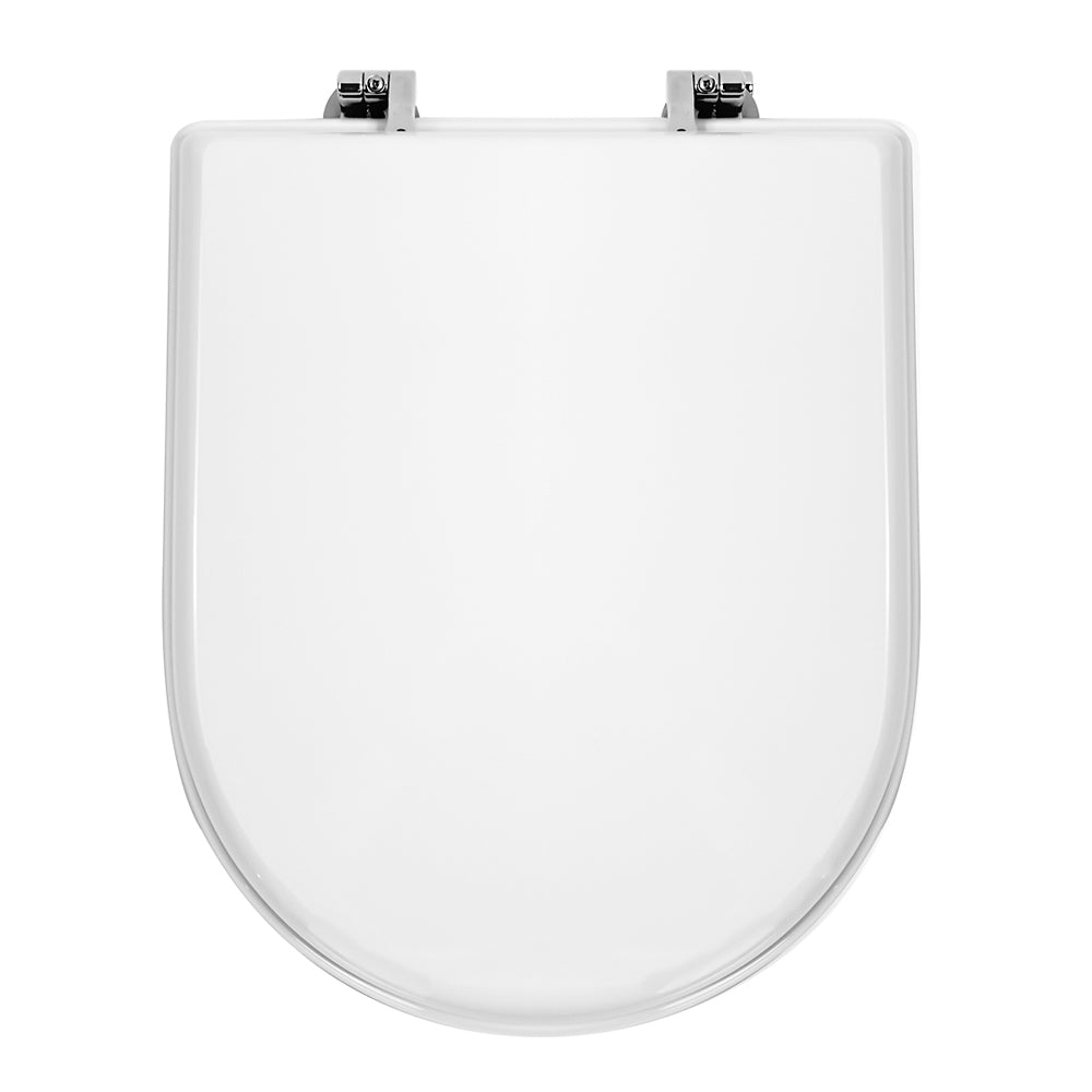 Sedile MDF poliesterato rubino 2 bianco - chiusura normale — SEBA