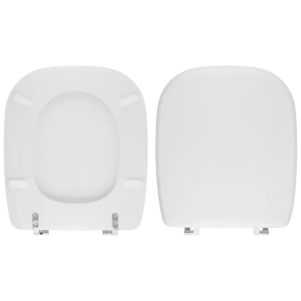 Sedile MDF poliesterato d-code bianco - chiusura normale — SEBA