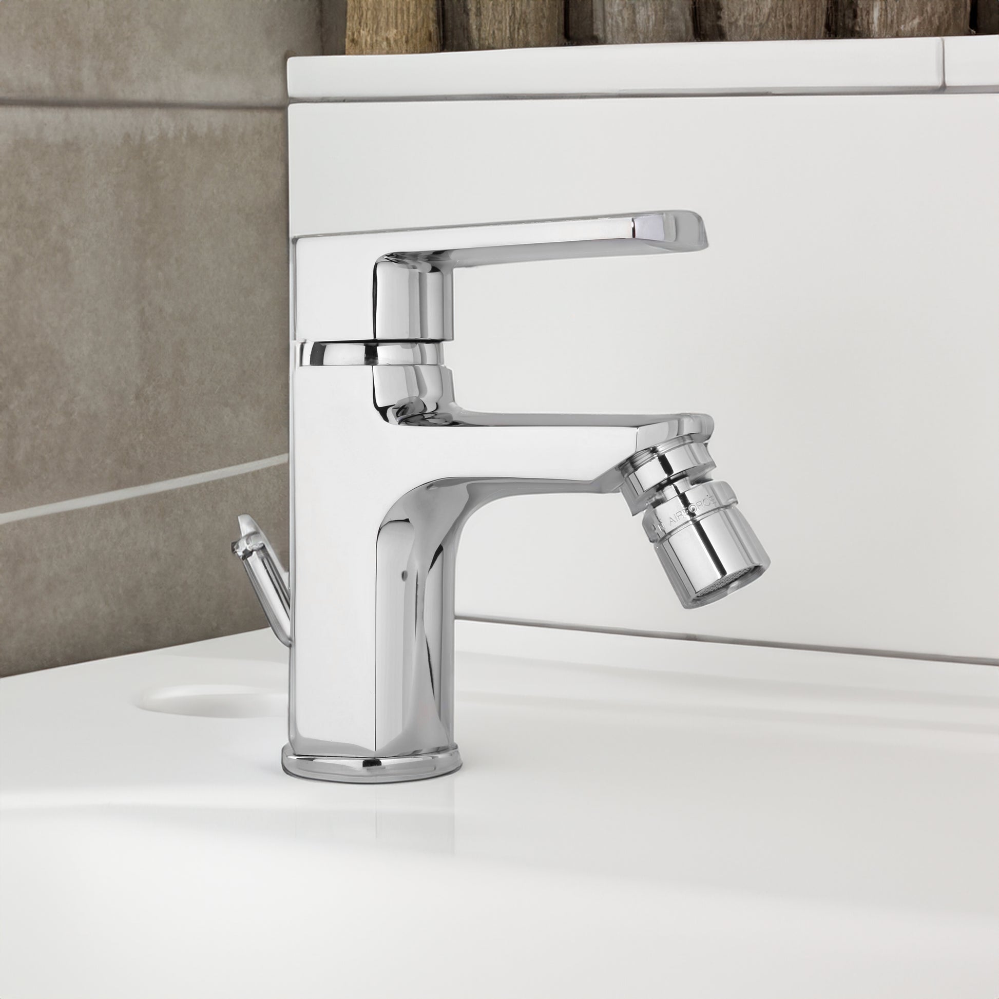 Miscelatore bidet Stile cromo + piletta 1"1/4 — Paini