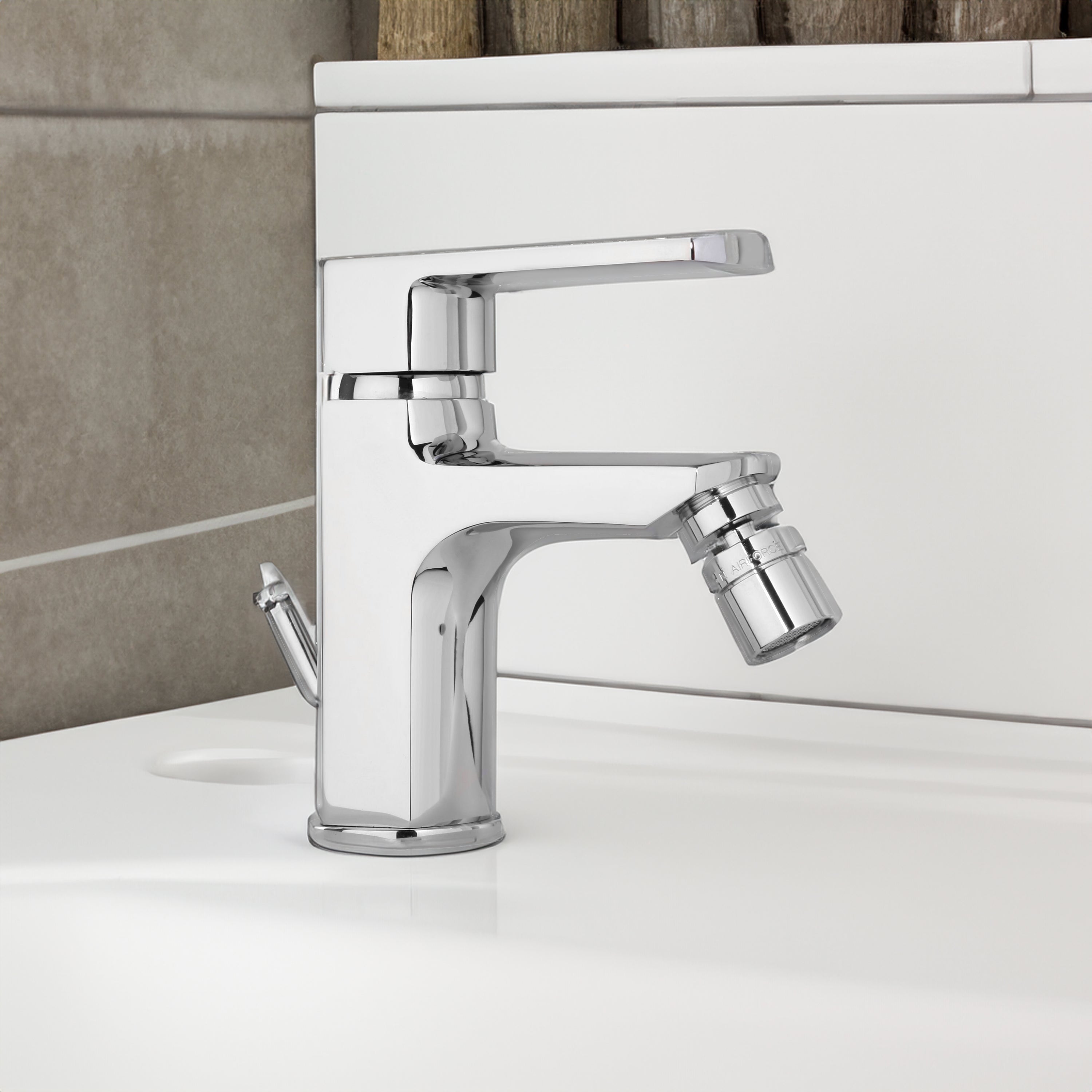 Miscelatore bidet Stile cromo + piletta 1"1/4 — Paini