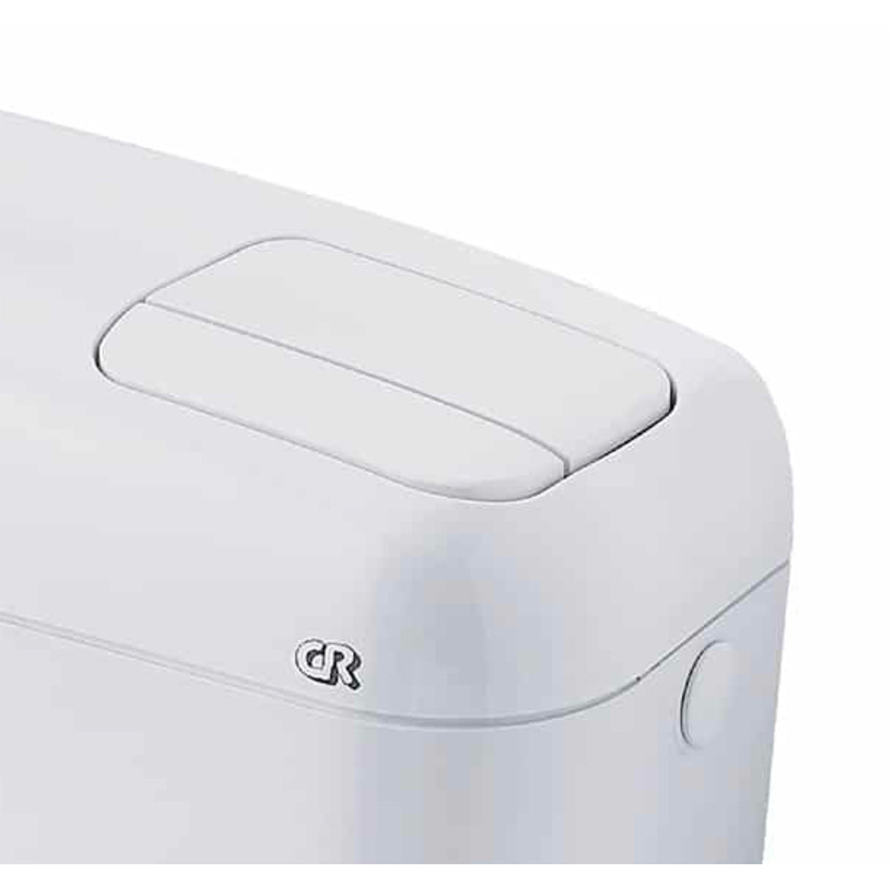 Cassetta di scarico a zaino concept MONOBLOC" doppio tasto bianca — CR
