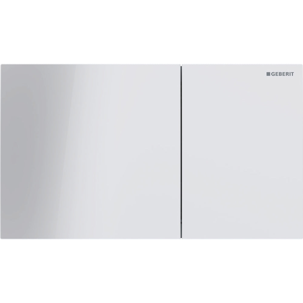 Placca di comando sigma 70 NEW" vetro bianco — Geberit