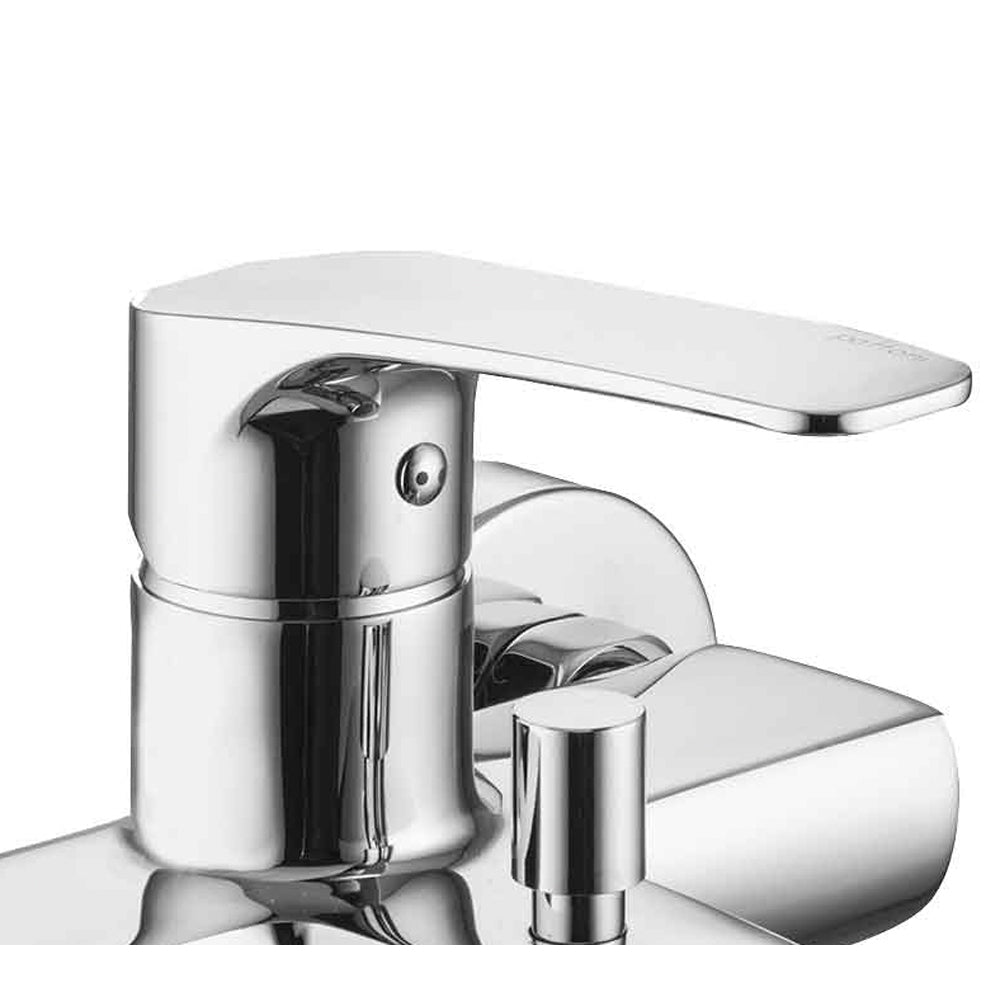 Miscelatore esterno vasca Lime cromo + set doccia — Paffoni