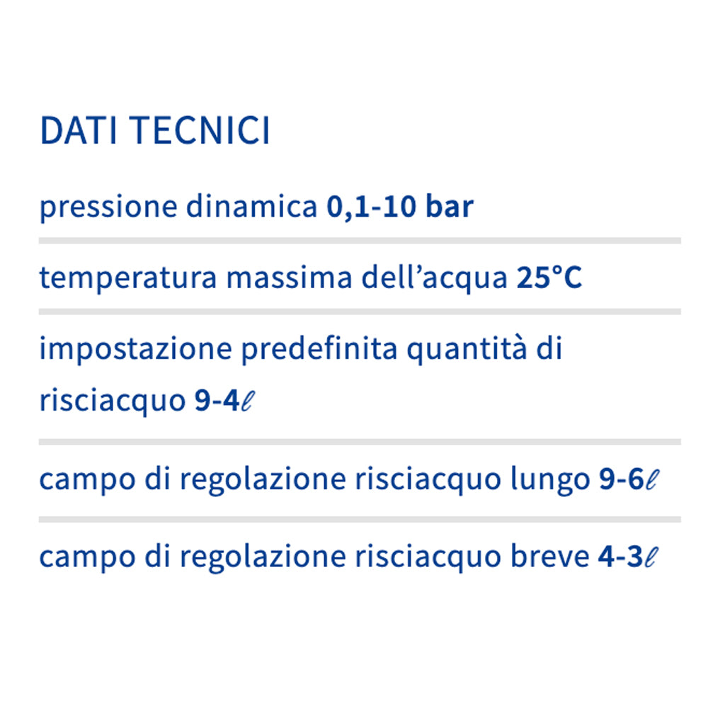Cassetta di scarico ad incasso Eco con rivestimento doppio scarico — Pucci