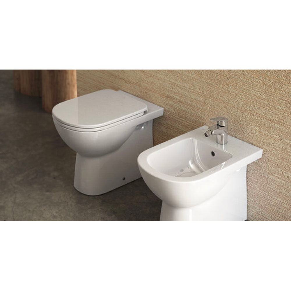 Sedile colato gemma bianco — Sapal Copriwater