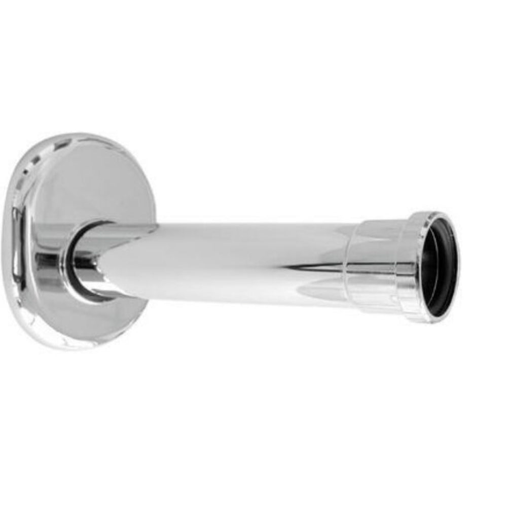 Canotto di scarico completo di rosone e o-ring 143 cromo - L.22 cm — Pucci