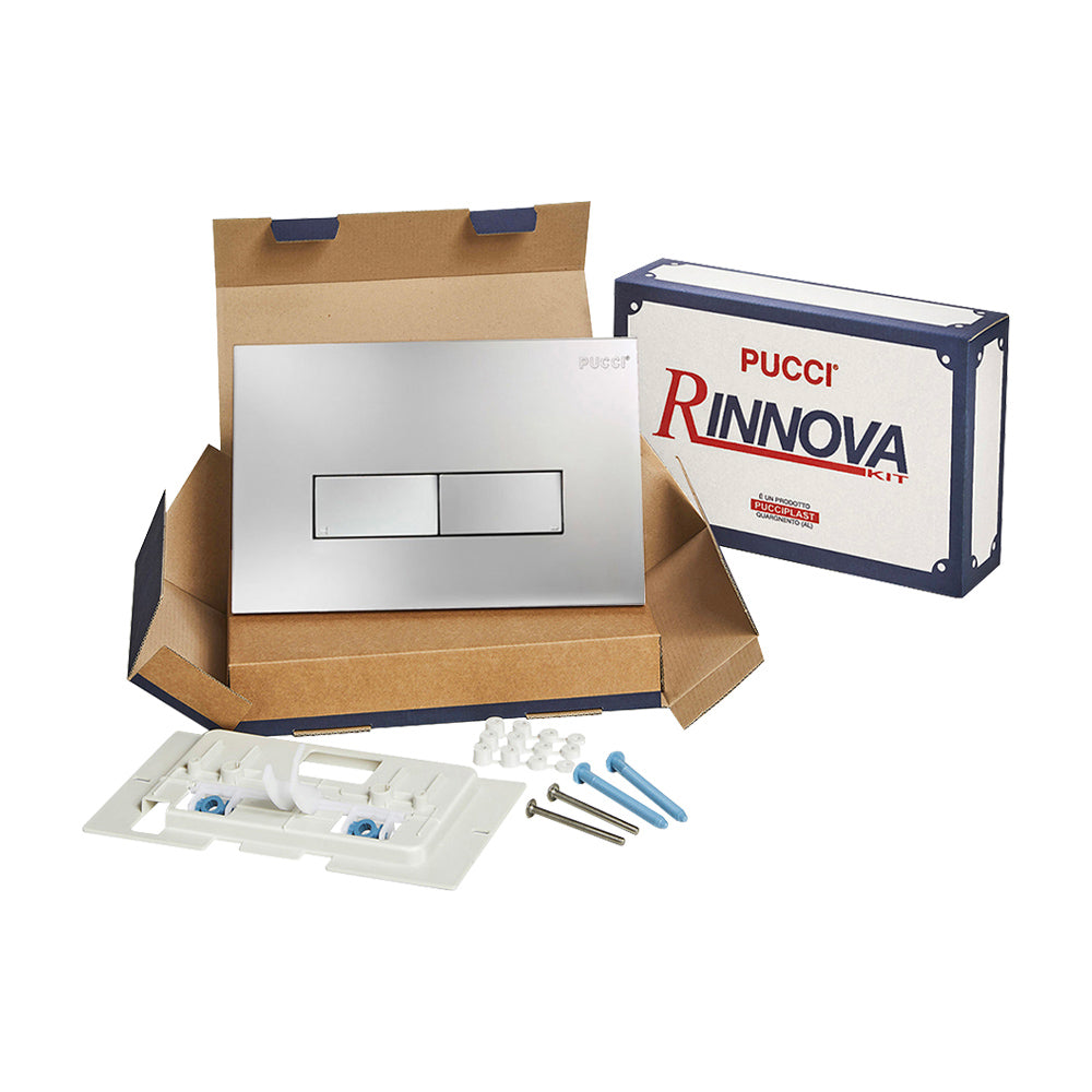 Kit ECO RINNOVA" doppio tasto cromo mm 4.7 — Pucci