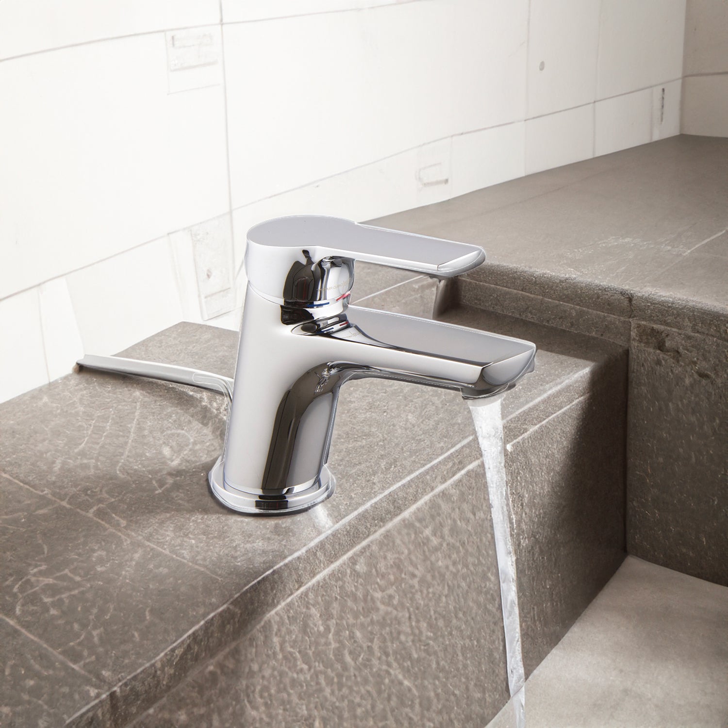 Miscelatore lavabo serie 4" leva chiusa cromo + piletta 1"1/4 — FIMA