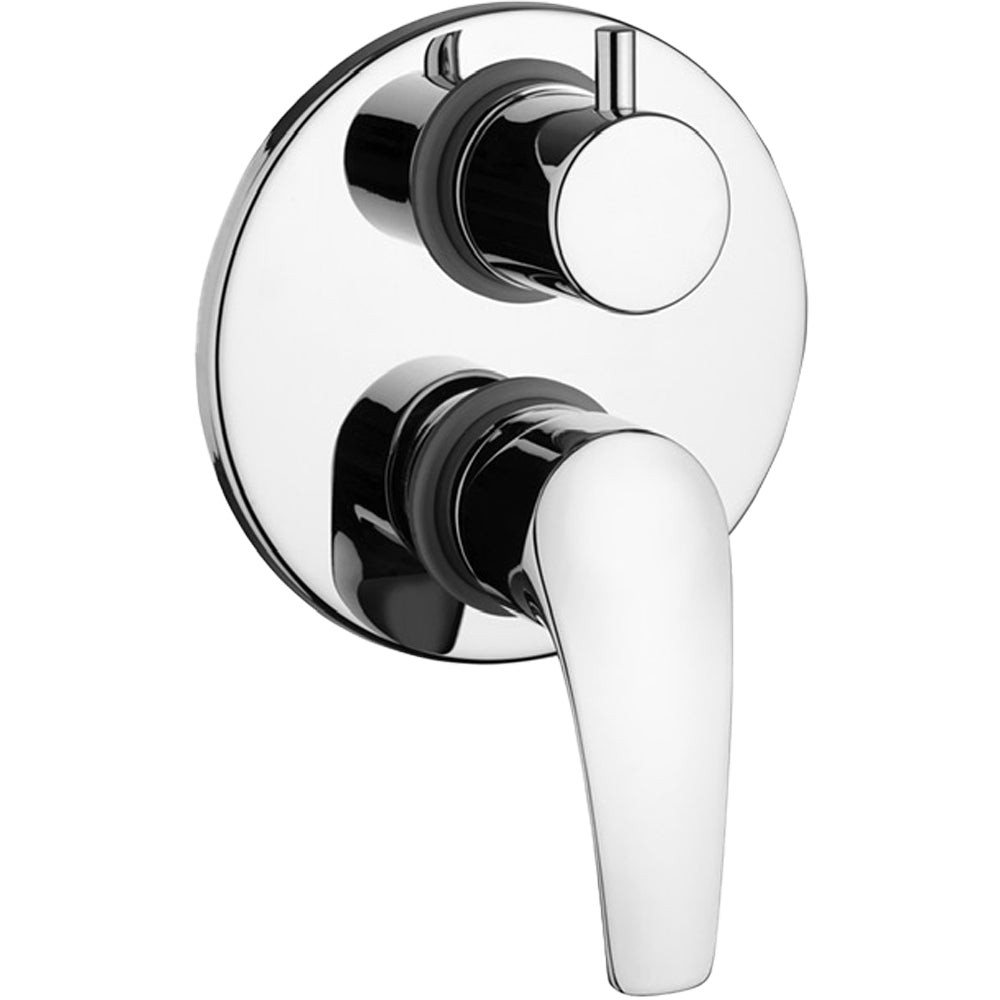 Miscelatore doccia incasso con deviatore new BERRY" cromo — Paini