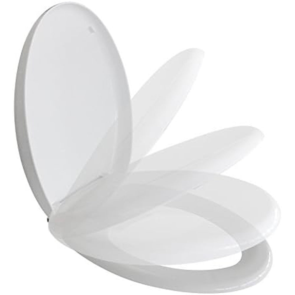 Sedile termoplastico leggero universale bianco