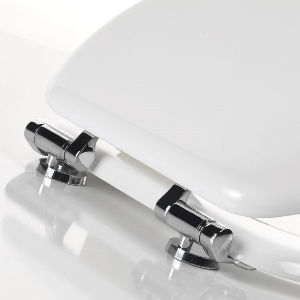Sedile laccato Corniola universale bianco chiusura rallentata — GEDY