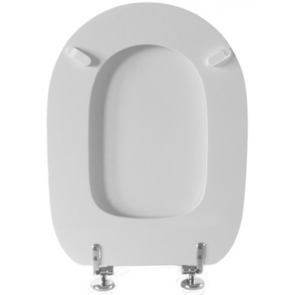 Sedile MDF poliesterato liuto bianco - chiusura normale — SEBA