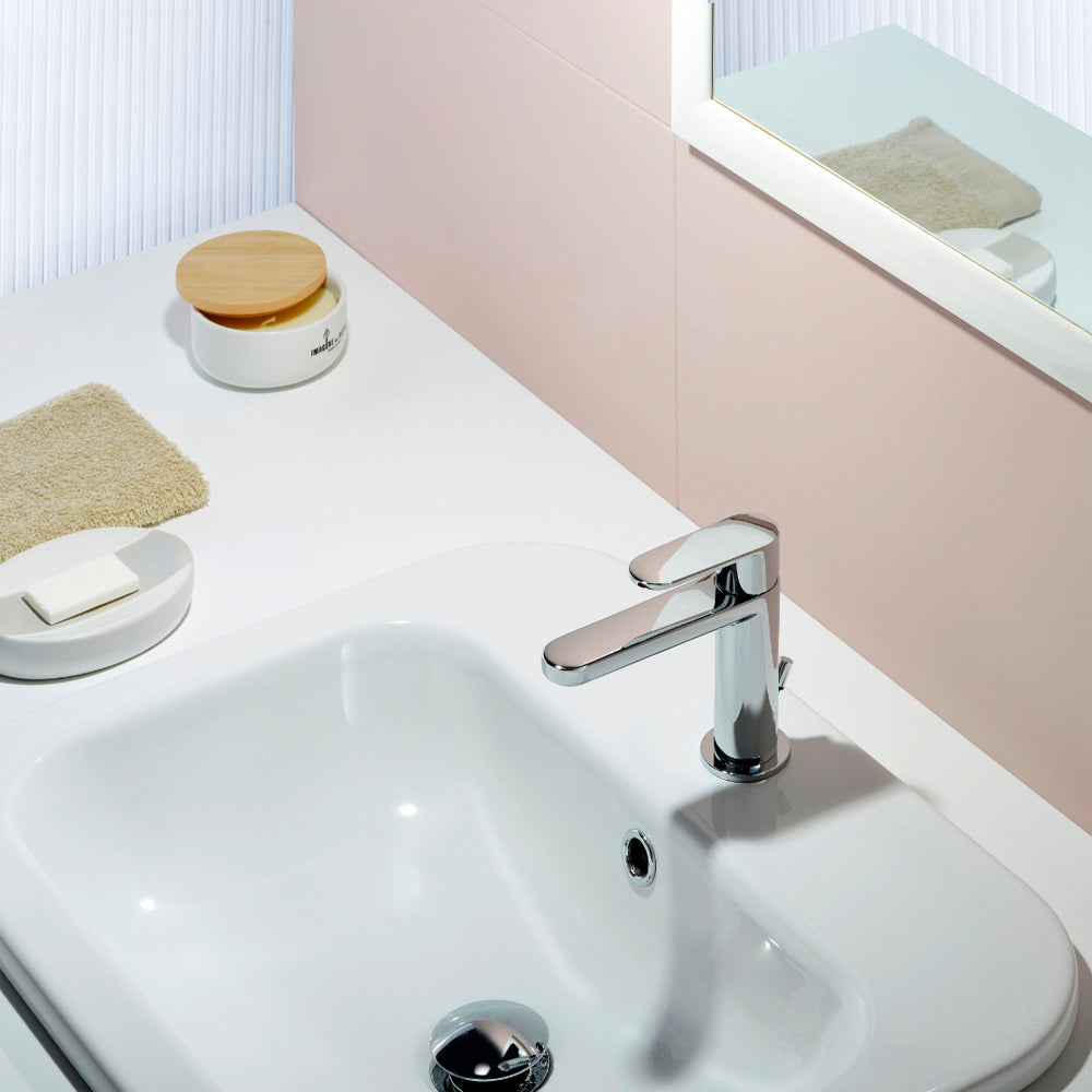 Miscelatore lavabo Candy cromo + piletta 1"1/4 — Paffoni