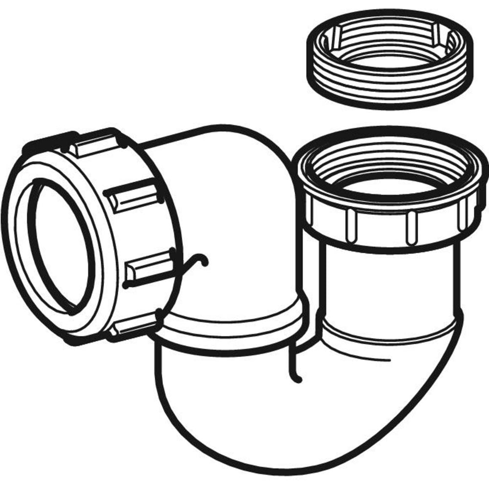 Sifone per vasca in pp 1"1/2 - 1"1/4 u. Ø40 mm — Geberit