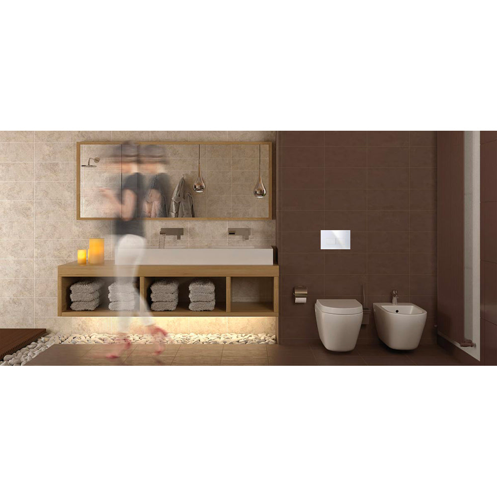 Kit ECO RINNOVA" doppio tasto cromo mm 10 — Pucci