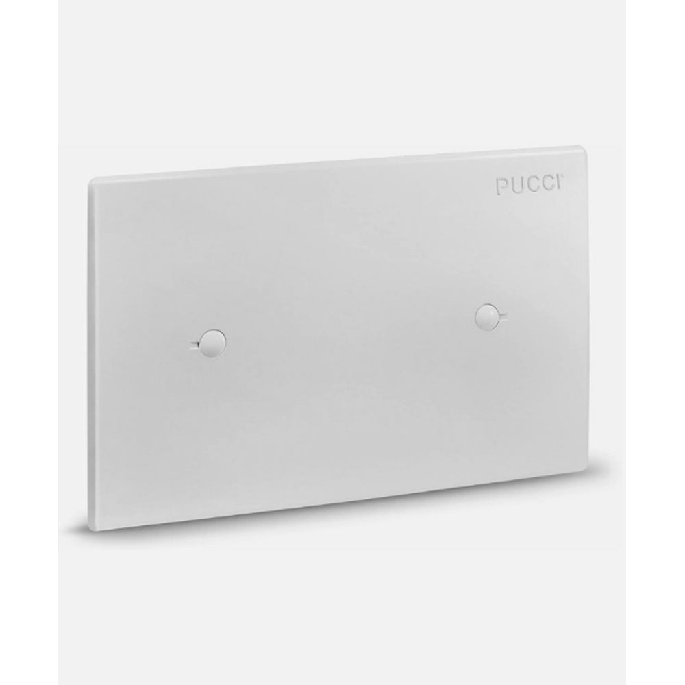 Placca cieca per cassetta incasso sara PNEUMATICA" bianca — Pucci