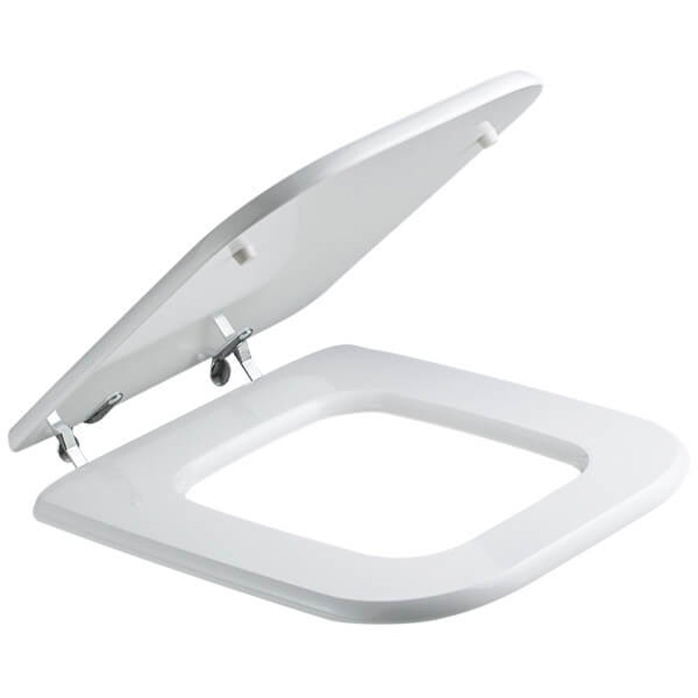 Sedile conca MDF laccato bianco - chiusura normale — Savini Due