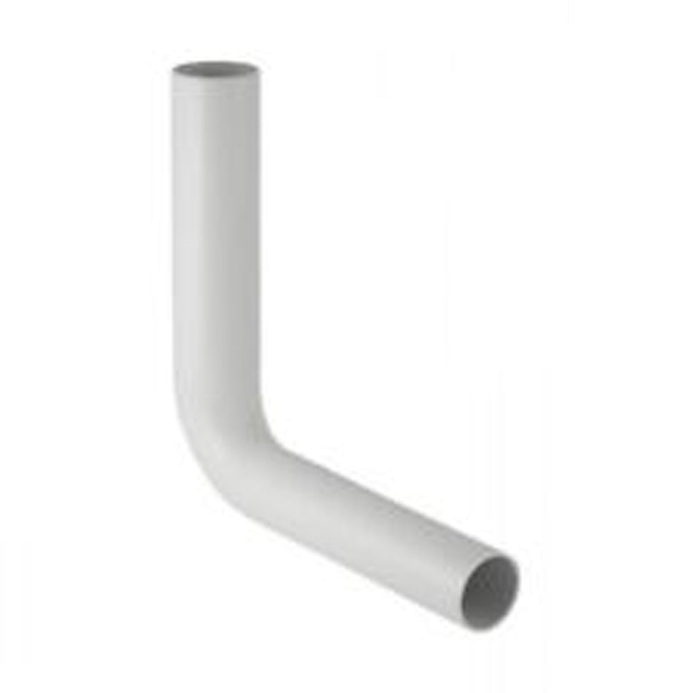 Tubo di scarico bianco a media posizione per cassetta a zaino Ø50x40 - L.65x35 — Geberit