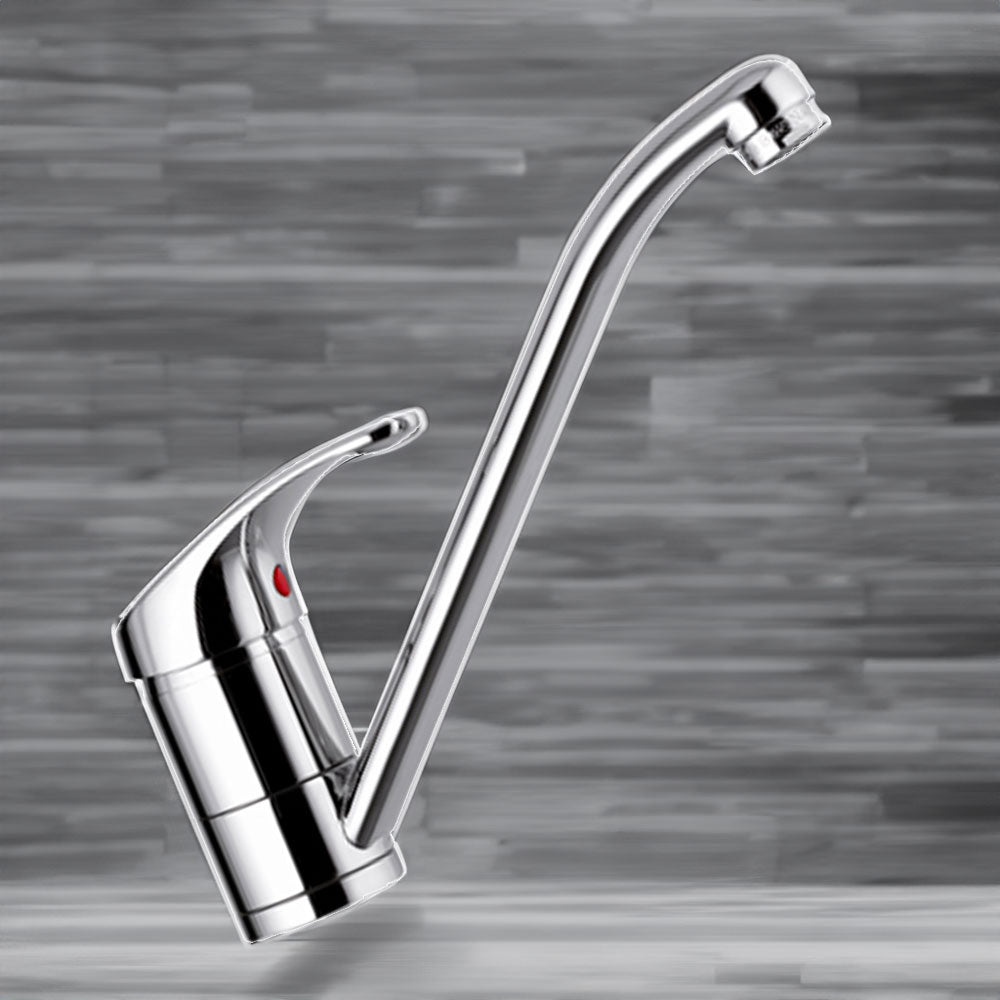 Miscelatore lavello roma canna bassa cromo — Oioli