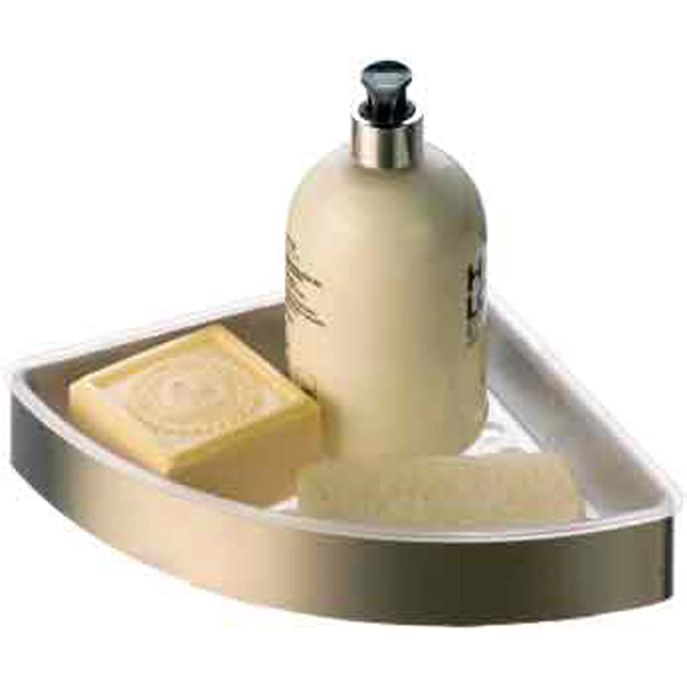 Angoliera doccia Caddy 1 ripiano acciaio cromato — Cardinale Professional