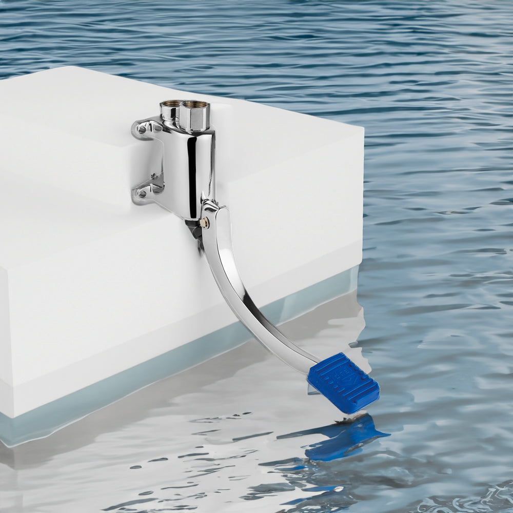 Rubinetto a pedale 1 via installazione a parete 1/2" — Idral
