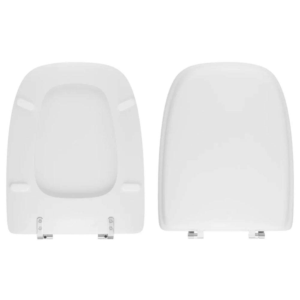 Sedile MDF poliesterato brio bianco - chiusura normale — SEBA