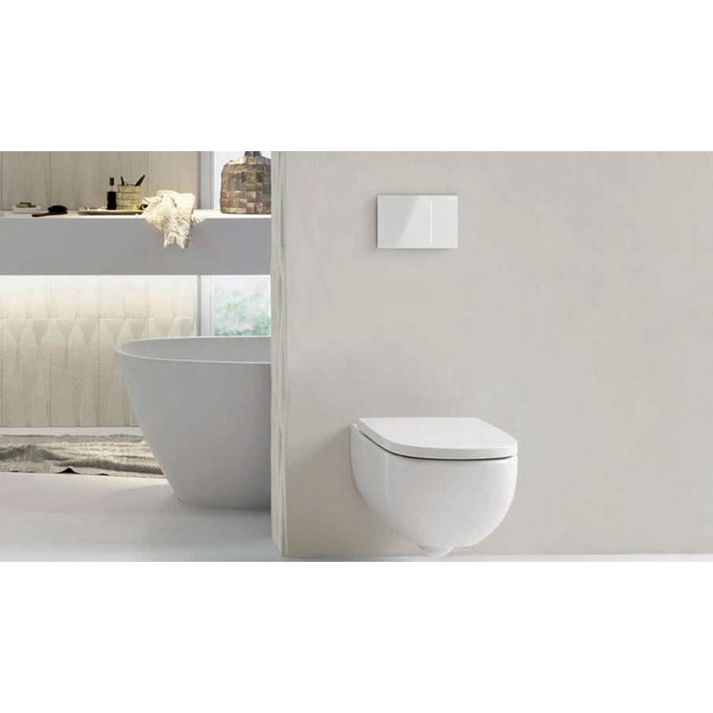Placca di comando sigma 70 NEW" acciaio INOX cromospazzolato* — Geberit