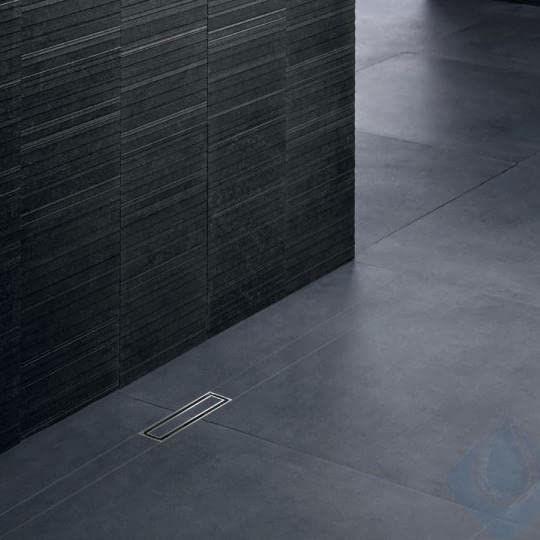 Canalina doccia cleanline PIASTRELLABILE" personalizzabile / acciaio INOX spazzolato — Geberit