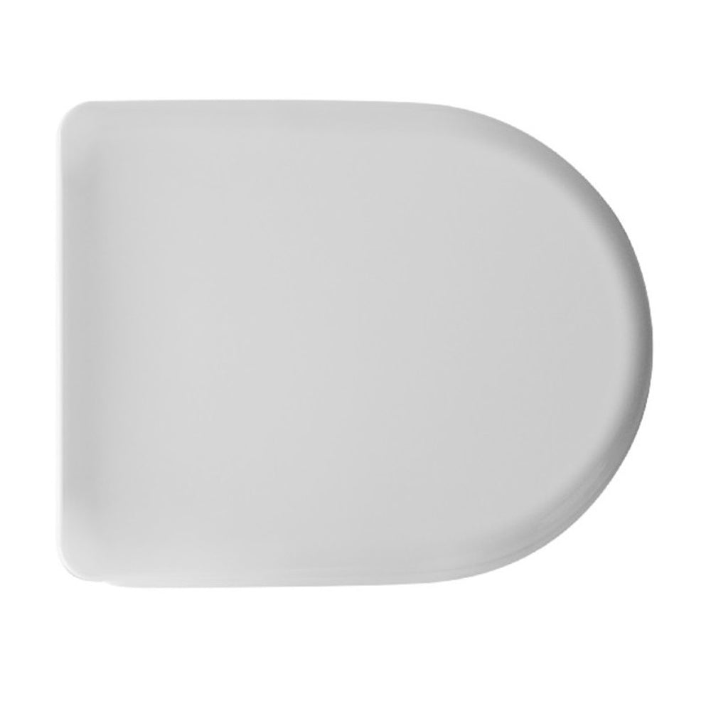 Sedile MDF poliesterato vela bianco - chiusura normale — SEBA