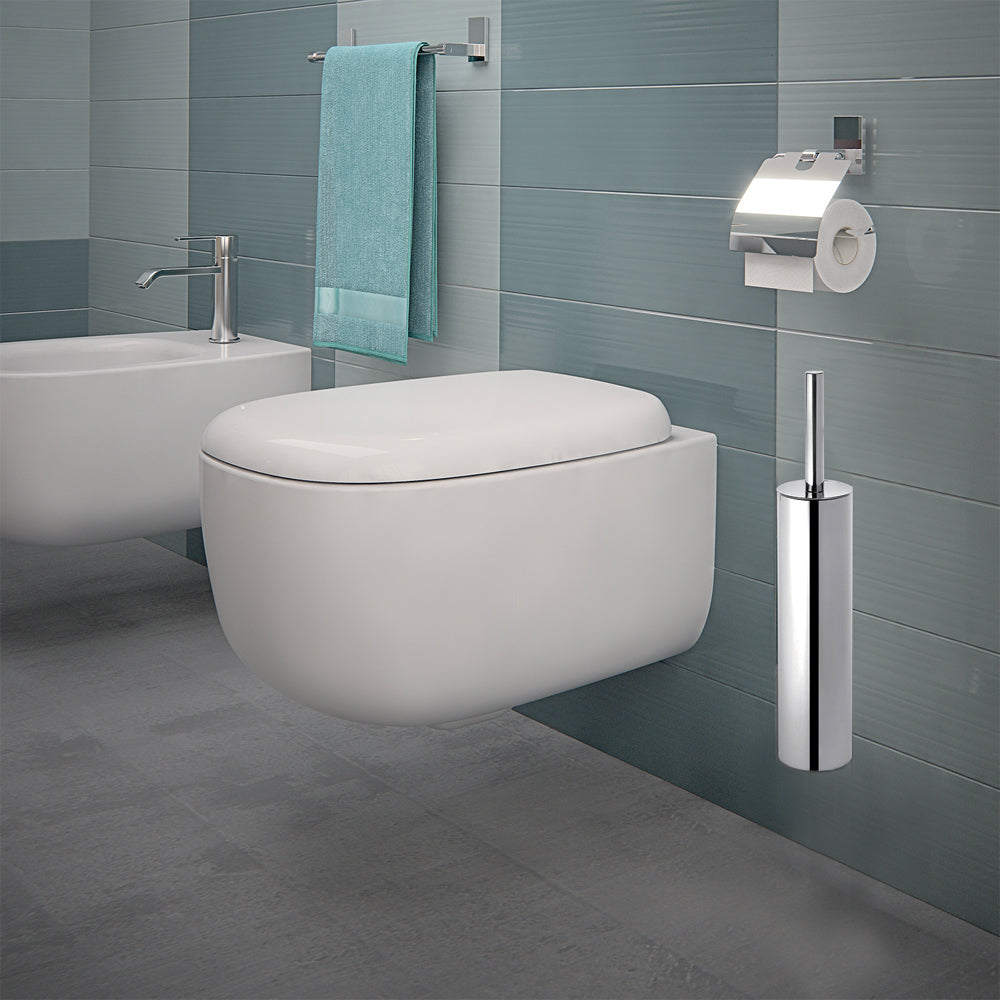 Portascopino sospeso Edera acciaio INOX — GEDY