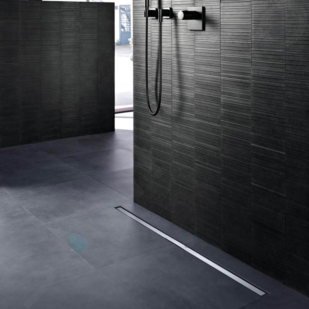 Canalina doccia cleanline 20" l. 30-90 cm - acciaio INOX spazzolato — Geberit