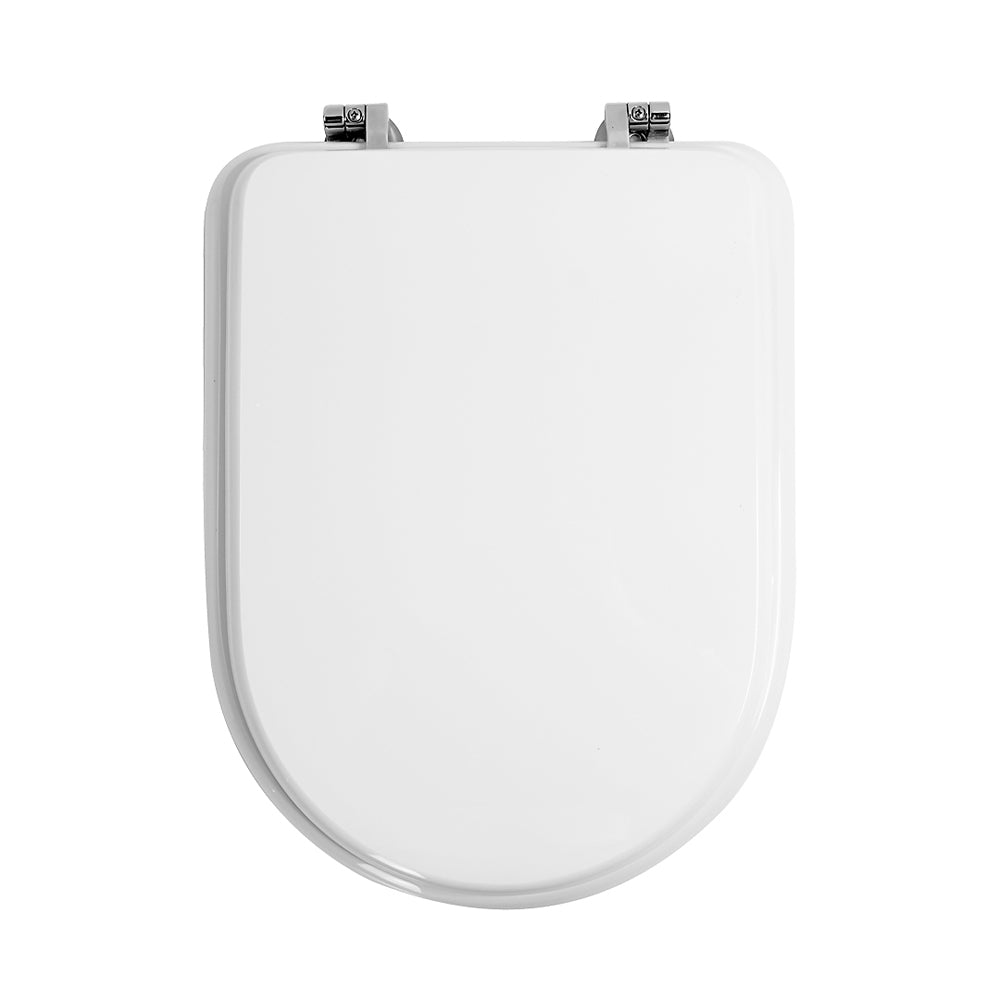 Sedile MDF poliesterato vela bianco - chiusura normale — SEBA