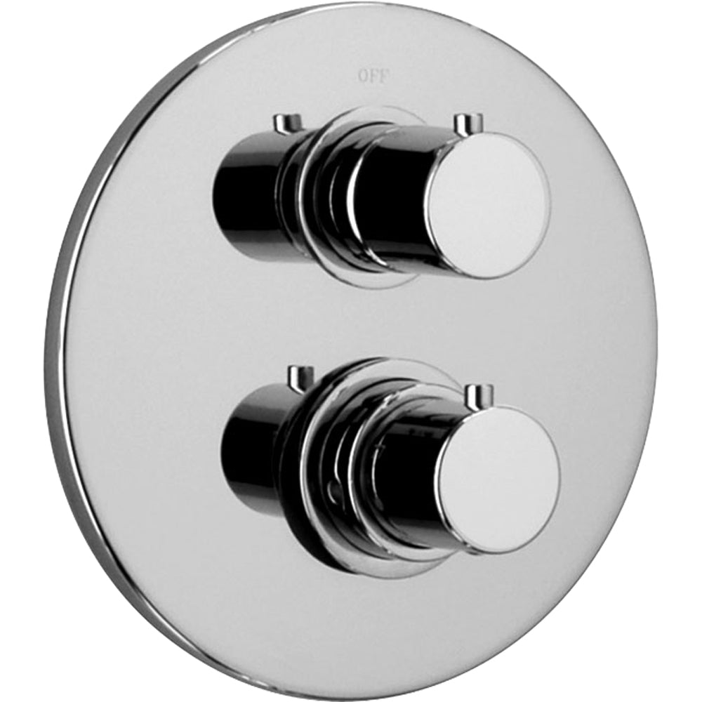Miscelatore doccia incasso termostatico Disco cromo — Paini